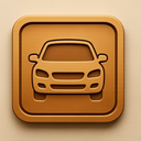 icon_transportation_car_embossed icon preview