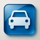 icon_transportation_car_glassy icon preview