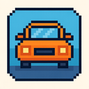 icon_transportation_car_pixel_art icon preview