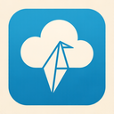 icon_transportation_cloud_origami icon preview