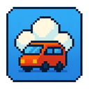 icon_transportation_cloud_pixel_art icon preview
