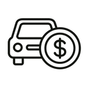 icon_transportation_coin_line_art icon preview