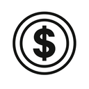 icon_transportation_coin_monochrome icon preview