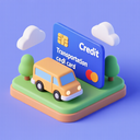 icon_transportation_credit_card_3d_isometric icon preview