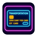 icon_transportation_credit_card_neon icon preview