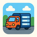 icon_transportation_database_cartoon icon preview