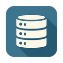 icon_transportation_database_flat_design icon preview