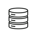 icon_transportation_database_minimal_outline icon preview