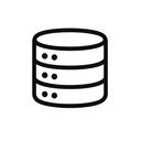 icon_transportation_database_monochrome icon preview