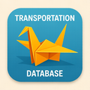 icon_transportation_database_origami icon preview