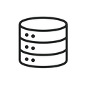 icon_transportation_database_outline icon preview