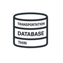 icon_transportation_database_thin icon preview