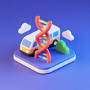 icon_transportation_dna_strand_3d_isometric icon preview