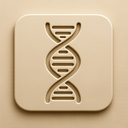 icon_transportation_dna_strand_embossed icon preview