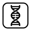 icon_transportation_dna_strand_monochrome icon preview