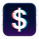 icon_transportation_dollar_sign_digital_glitch icon preview