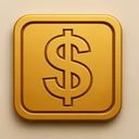 icon_transportation_dollar_sign_embossed icon preview