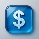 icon_transportation_dollar_sign_glassy icon preview