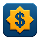 icon_transportation_dollar_sign_sharp_edges icon preview