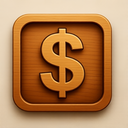 icon_transportation_dollar_sign_wooden icon preview