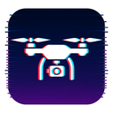 icon_transportation_drone_digital_glitch icon preview