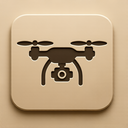 icon_transportation_drone_embossed icon preview