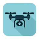 icon_transportation_drone_flat_design icon preview