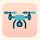 icon_transportation_drone_flat_pastel icon preview