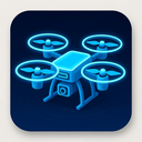 icon_transportation_drone_futuristic icon preview