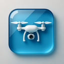icon_transportation_drone_glassy icon preview