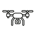icon_transportation_drone_line_art icon preview