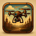 icon_transportation_drone_steampunk icon preview