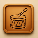 icon_transportation_drum_embossed icon preview