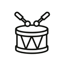 icon_transportation_drum_minimal_outline icon preview