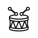 icon_transportation_drum_monochrome icon preview