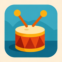 icon_transportation_drum_origami icon preview