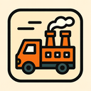 icon_transportation_factory_bold icon preview