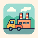 icon_transportation_factory_flat_pastel icon preview