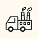 icon_transportation_factory_thin icon preview