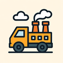 icon_transportation_factory_vector icon preview