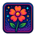 icon_transportation_flower_cyberpunk icon preview