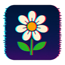 icon_transportation_flower_digital_glitch icon preview