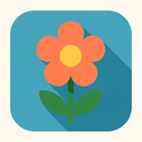 icon_transportation_flower_flat_design icon preview