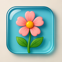 icon_transportation_flower_glassy icon preview