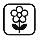 icon_transportation_flower_monochrome icon preview