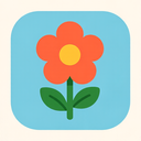 icon_transportation_flower_rounded icon preview