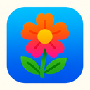 icon_transportation_flower_vibrant_colors icon preview