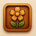 icon_transportation_flower_wooden icon preview