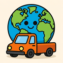 icon_transportation_globe_cartoon icon preview