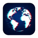 icon_transportation_globe_digital_glitch icon preview